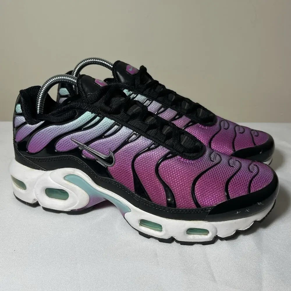 Nike Air Max Plus TN CD0609-300 Aurora/Hyper‎ Violet YOUTH 5
